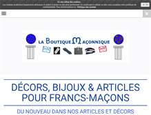 Tablet Screenshot of la-boutique-maconnique.com